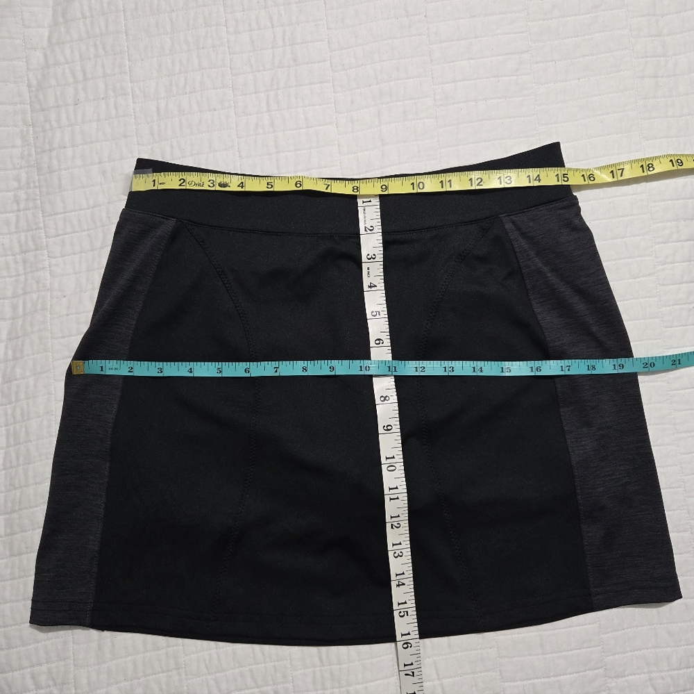 Black Mini A-Line Skirt - Casual Everyday Style - Picture 5 of 7